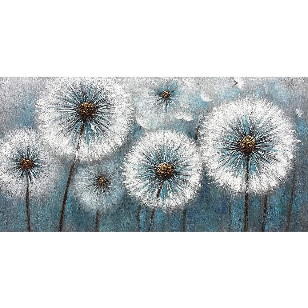 (80*40cm)Dandelion - Full Round Drill Diamond Painting