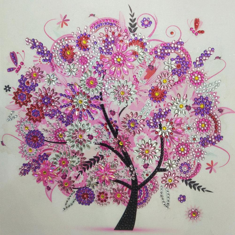 5D DIY Special Shaped Diamond Painting Tree Cross Stitch Embroidery Kit
