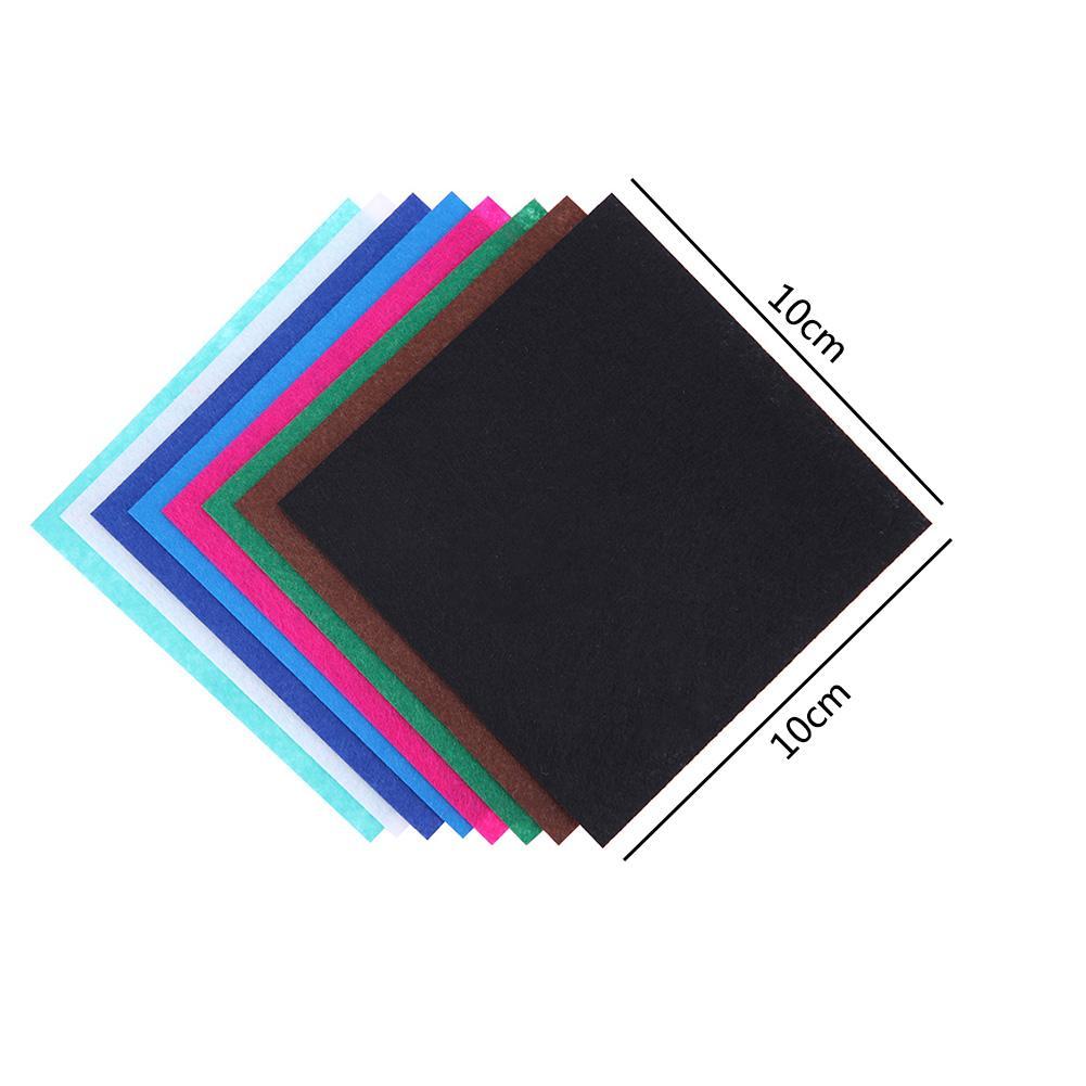 40pcs Non-Woven Polyester Cloth DIY Crafts Felt Fabric Sewing Accessories
