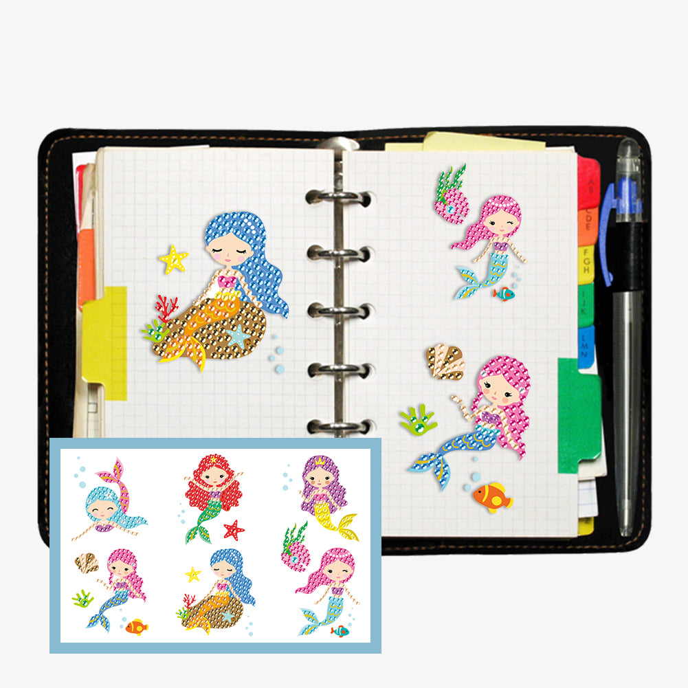 5D DIY Cartoon Diamond Painting Stickers Kits Handmade Crafts