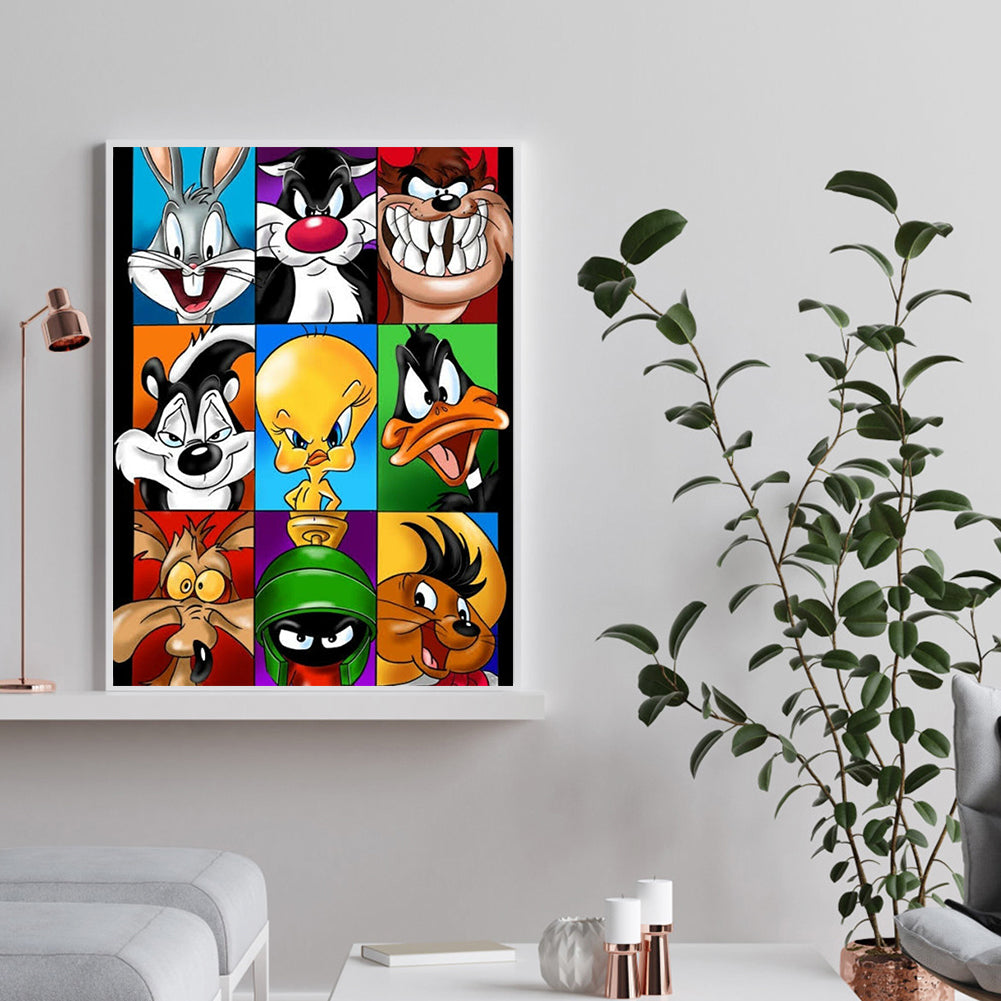 (40*50cm)Cartoon Character - Full Round Drill Diamond Painting