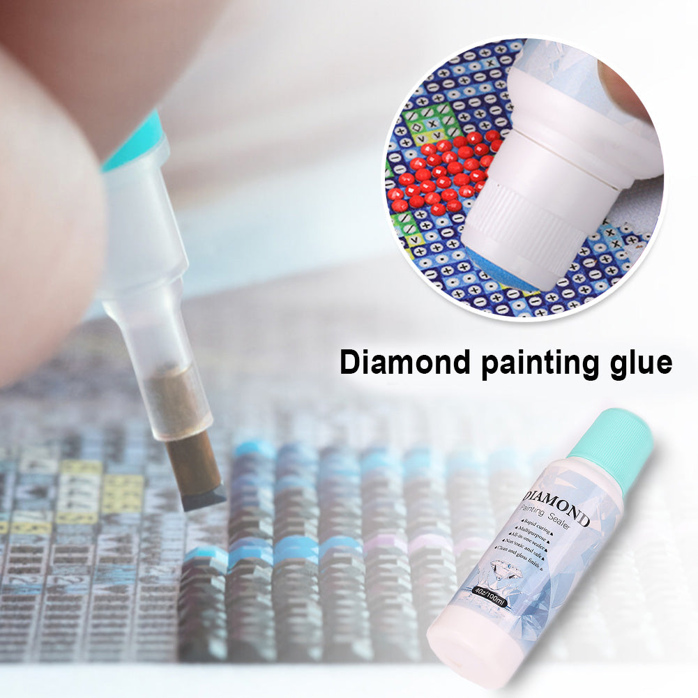 100ml Diamond Painting Sealer Conserver Permanent Hold Shine Effect Agent