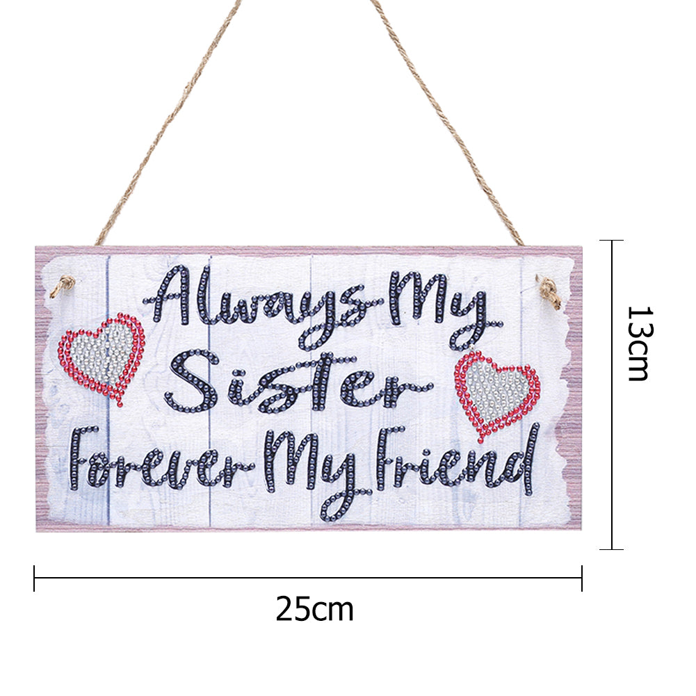 5D DIY Letter Full Drill Hanging Diamond Painting Craft Home Decor