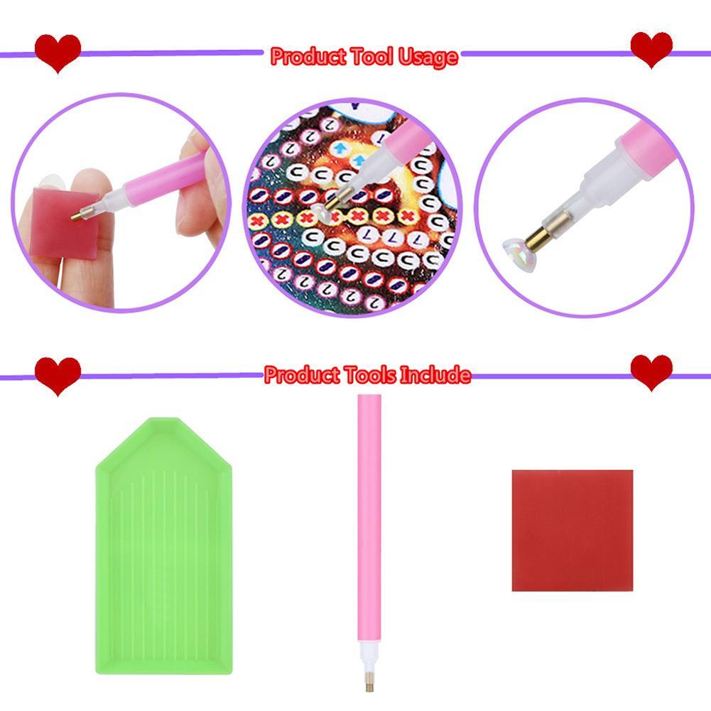 (95*45cm)5pcs Snow Mountain - Full Round Drill Diamond Painting