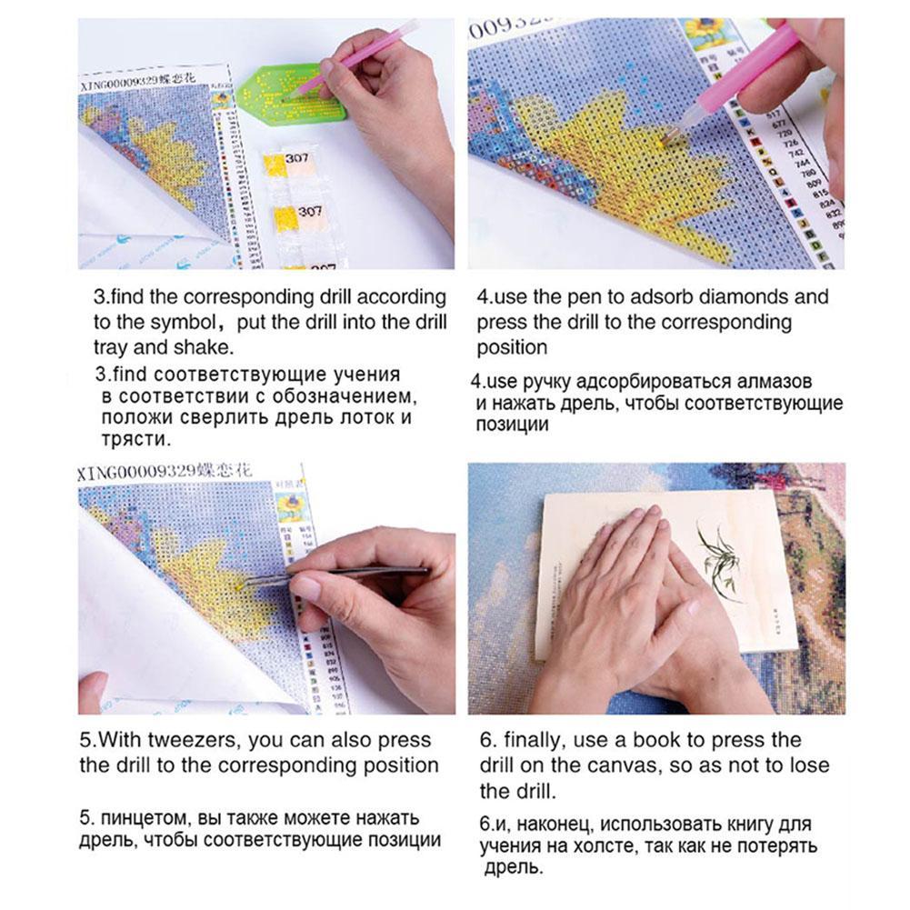 5D DIY Diamond Painting Cross Stitch Embroidery Pen Tools Set Accessories(3