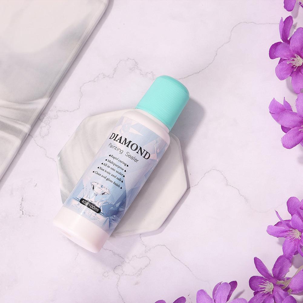 100ml Diamond Painting Sealer Conserver Permanent Hold Shine Effect Agent
