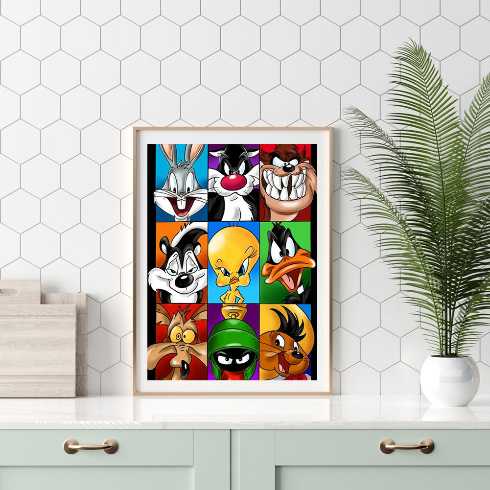 (40*50cm)Cartoon Character - Full Round Drill Diamond Painting