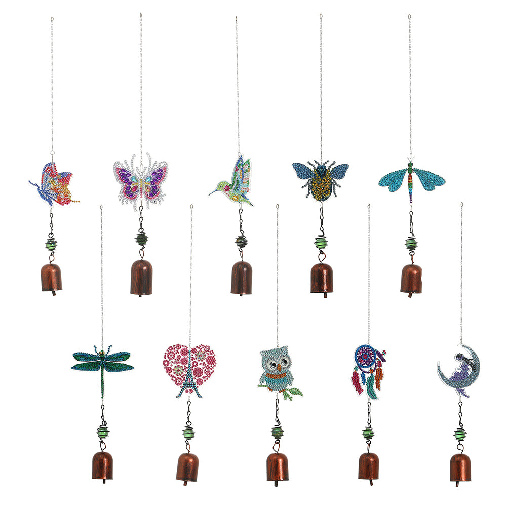 Wind Chime Bell Pendant - 5D DIY Diamond Crafts