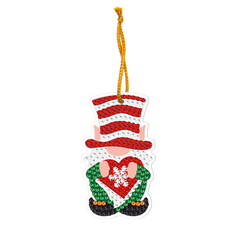 10pcs One-sided Hanging Christmas Ornament Party Props