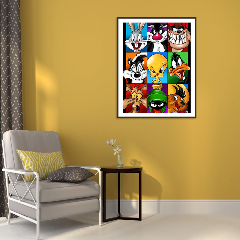(40*50cm)Cartoon Character - Full Round Drill Diamond Painting