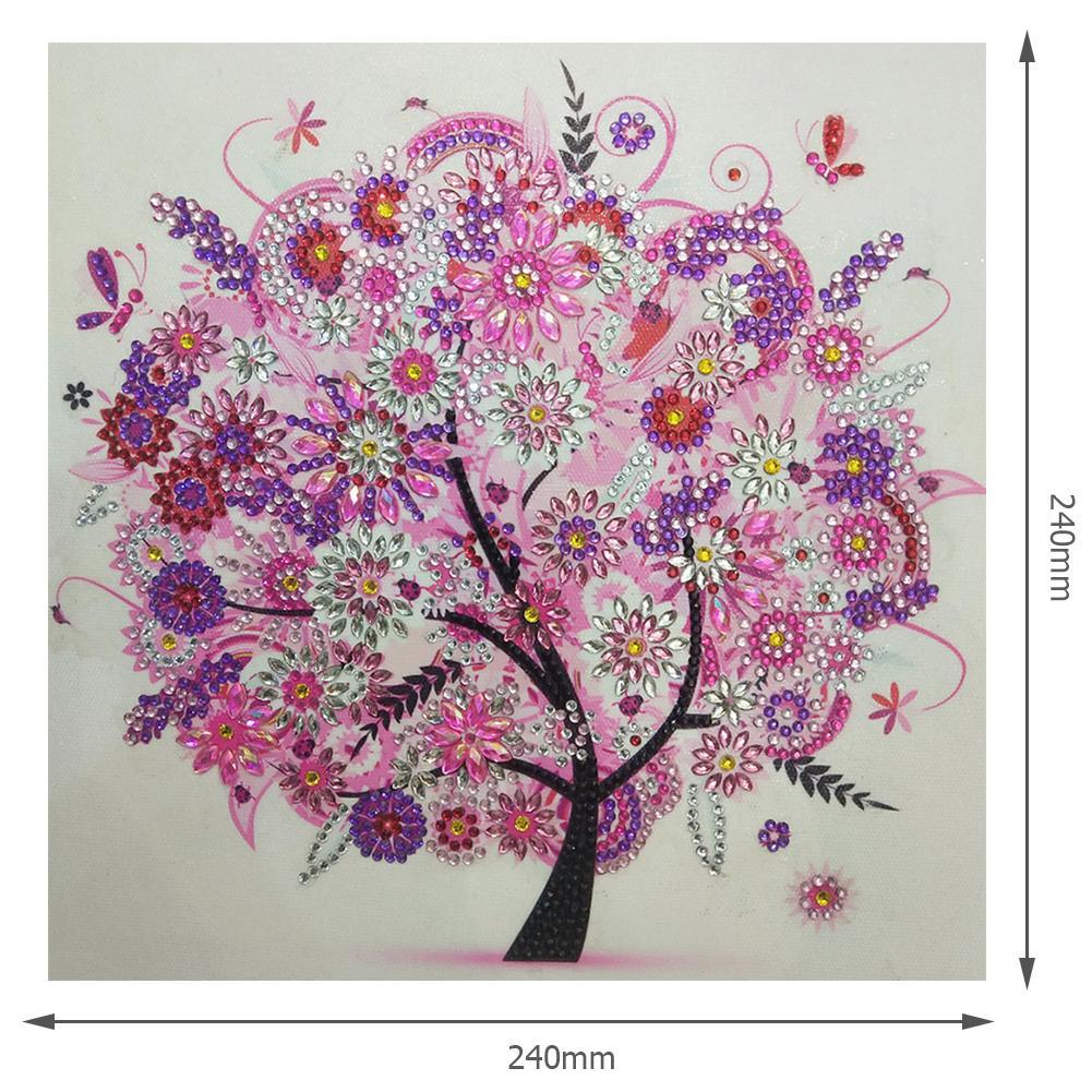5D DIY Special Shaped Diamond Painting Tree Cross Stitch Embroidery Kit