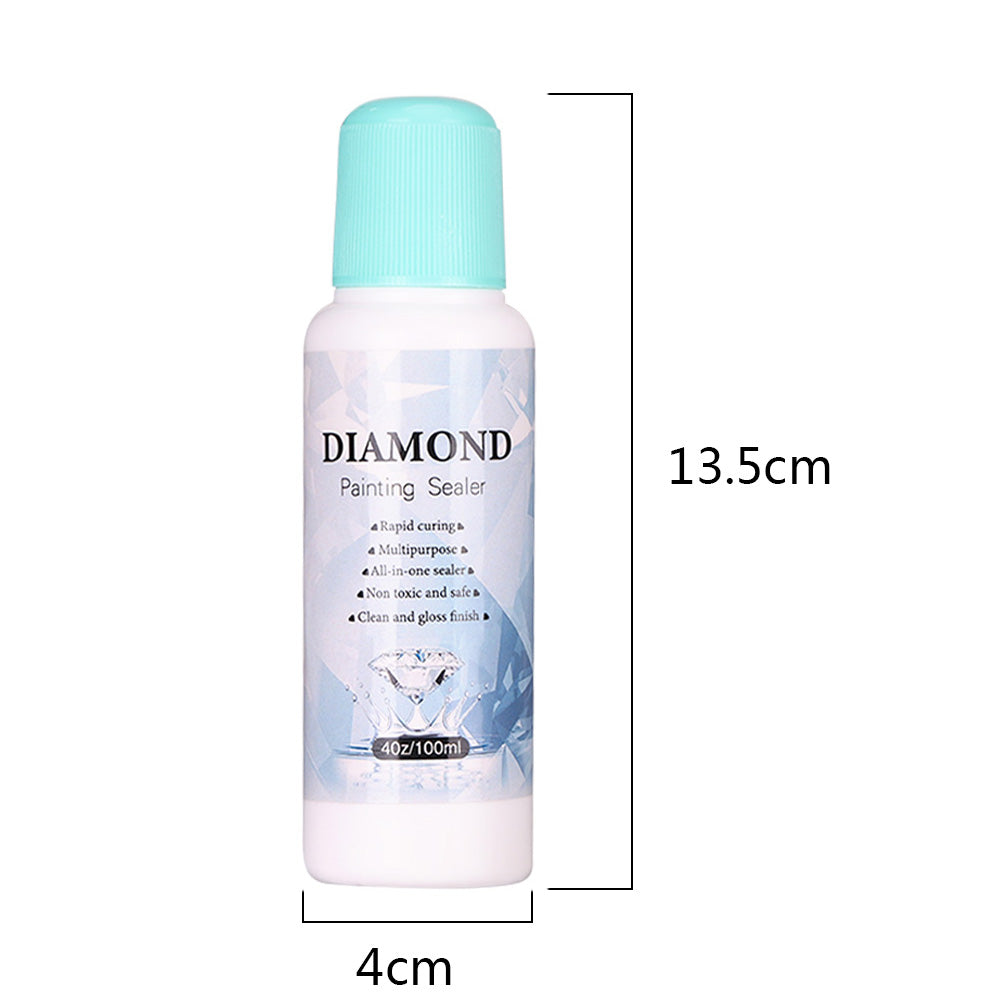 100ml Diamond Painting Sealer Conserver Permanent Hold Shine Effect Agent
