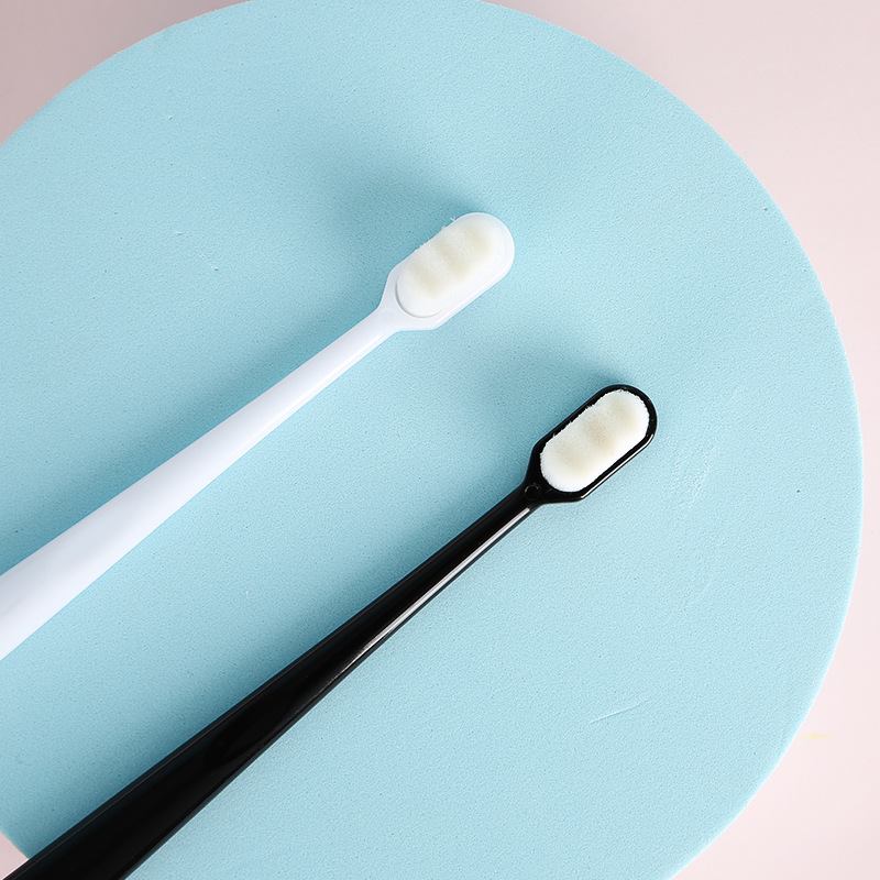 20pcs Ultra thin Toothbrushes Wave Nano Million Bristles Micro Soft Tooth Brush With Holder Portable Oral Care Eco Product Kit