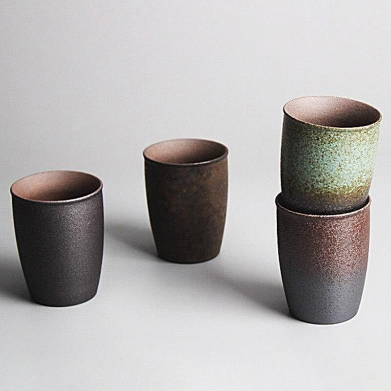 Retro Big Tea Cup Ceramic Big Capacity Ceramic Master Cup For Puer Teacups Kung Fu Tea Bowl 150ml