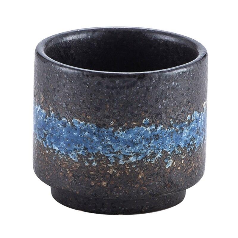 Vintage Water Mug Hand painted Tea Cup Japanese Style Teacup Stoneware Ceramic Teacup Cuisine Drinkware