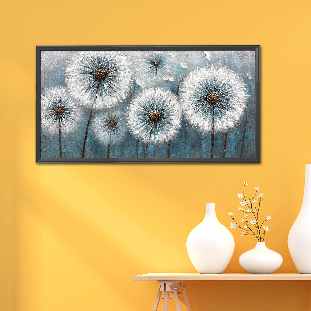 (80*40cm)Dandelion - Full Round Drill Diamond Painting