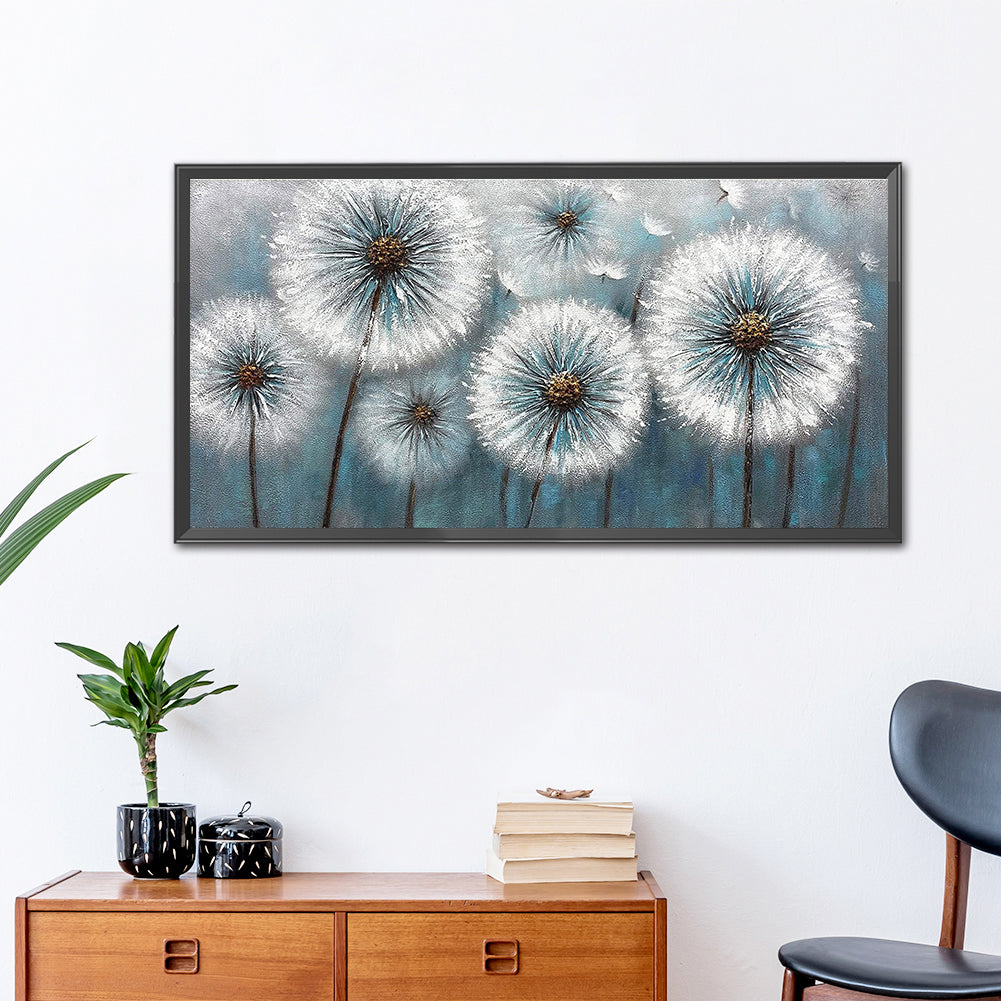 (80*40cm)Dandelion - Full Round Drill Diamond Painting