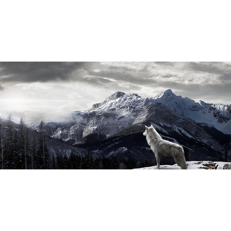 (80*40cm) Wolf - Full Round Diamond Painting
