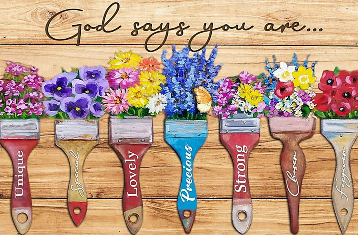 (40*50cm)Sunflower Letters - Full Round Drill Diamond Painting