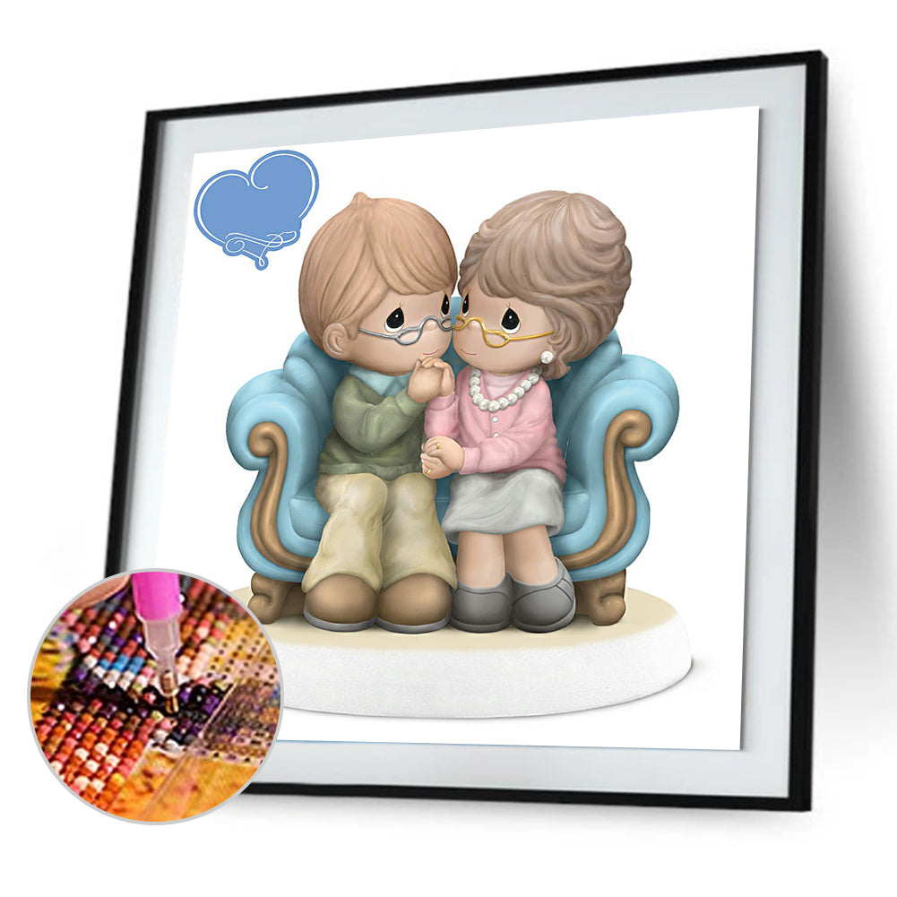 (40*40cm)Precious Moments - Full Round Drill Diamond Painting