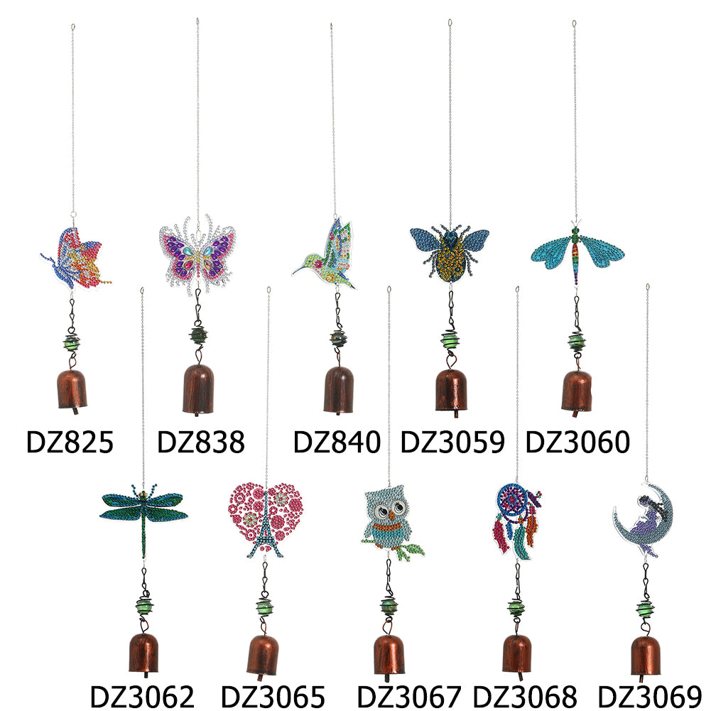 Wind Chime Bell Pendant - 5D DIY Diamond Crafts