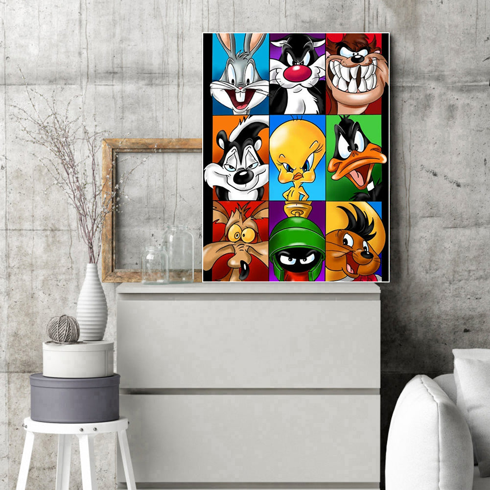 (40*50cm)Cartoon Character - Full Round Drill Diamond Painting