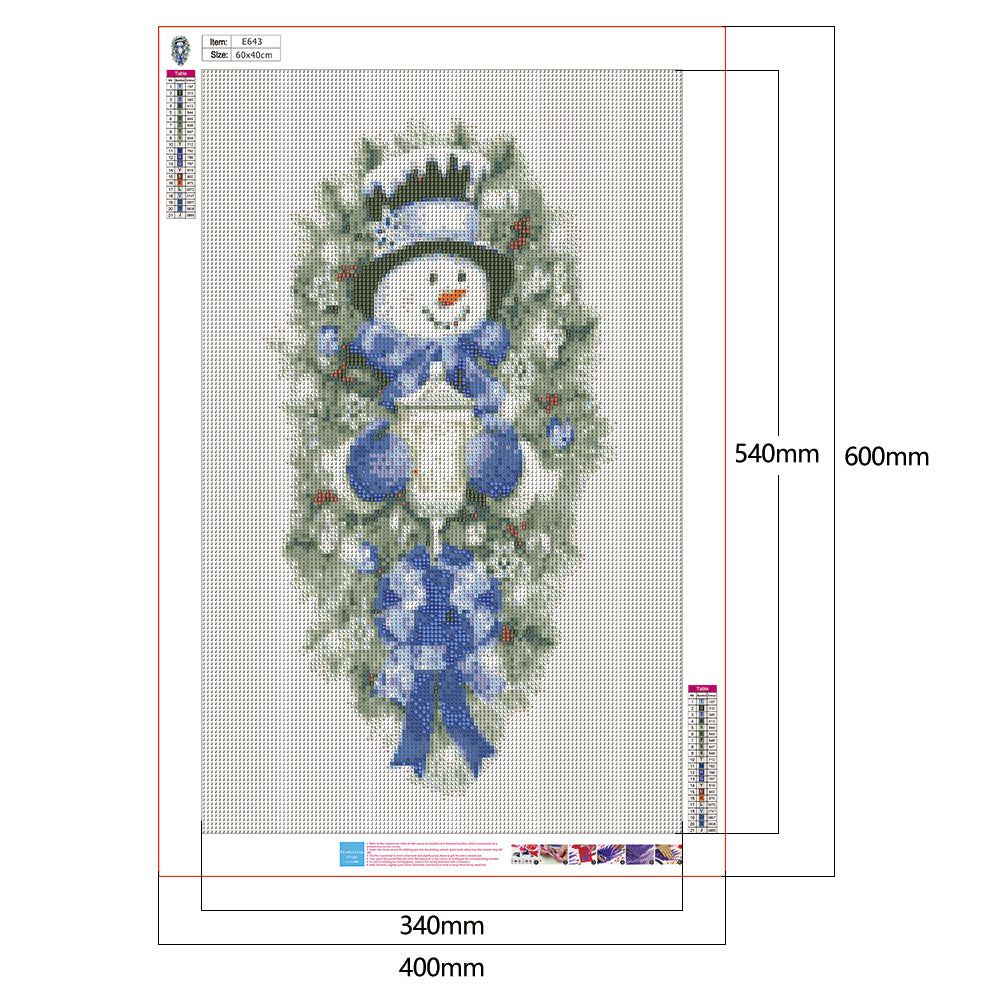 (40*60cm)Christmas - Full Round Drill Diamond Painting