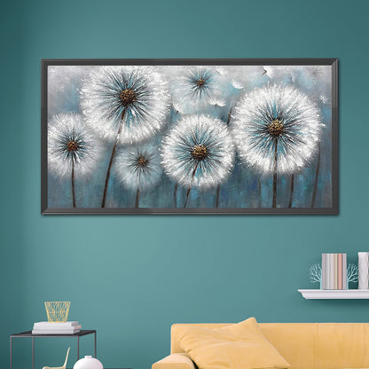 (80*40cm)Dandelion - Full Round Drill Diamond Painting
