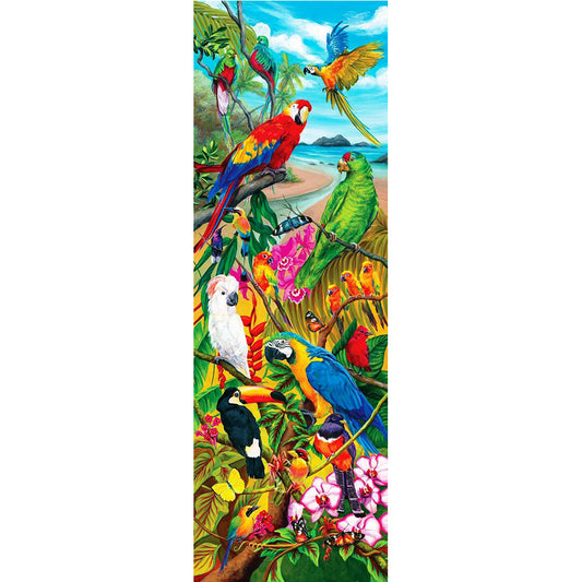 (30*80cm)Color Parrot - Full Round Drill Diamond Painting