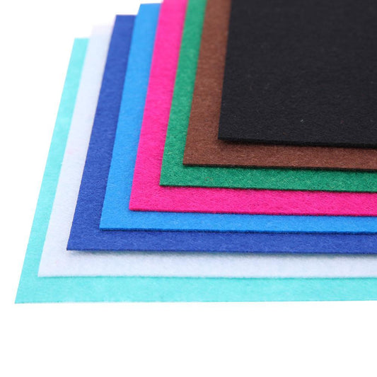 40pcs Non-Woven Polyester Cloth DIY Crafts Felt Fabric Sewing Accessories