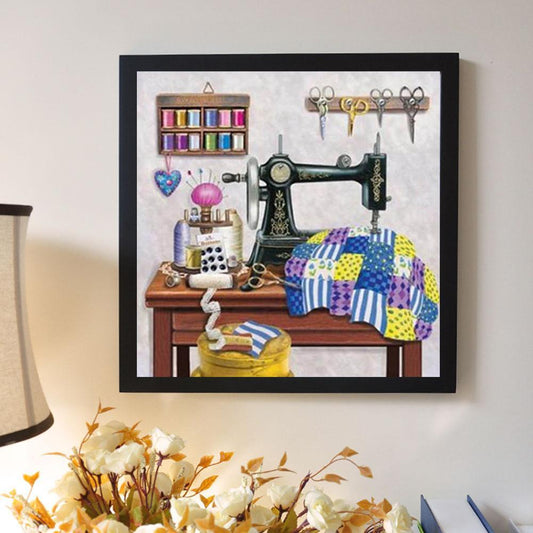 Sewing Machine - Full Round Drill Diamond Painting