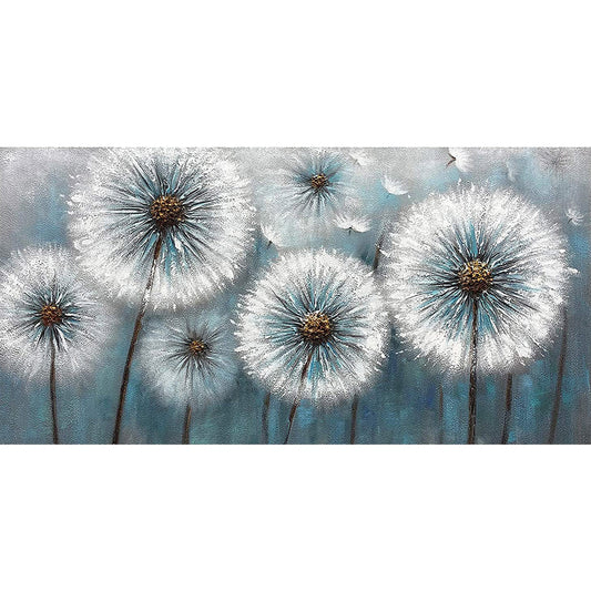 (80*40cm)Dandelion - Full Round Drill Diamond Painting