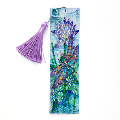 Tassel DIY Special Shaped Diamond Painting Bookmark Kit (AA272 Dragonfly)