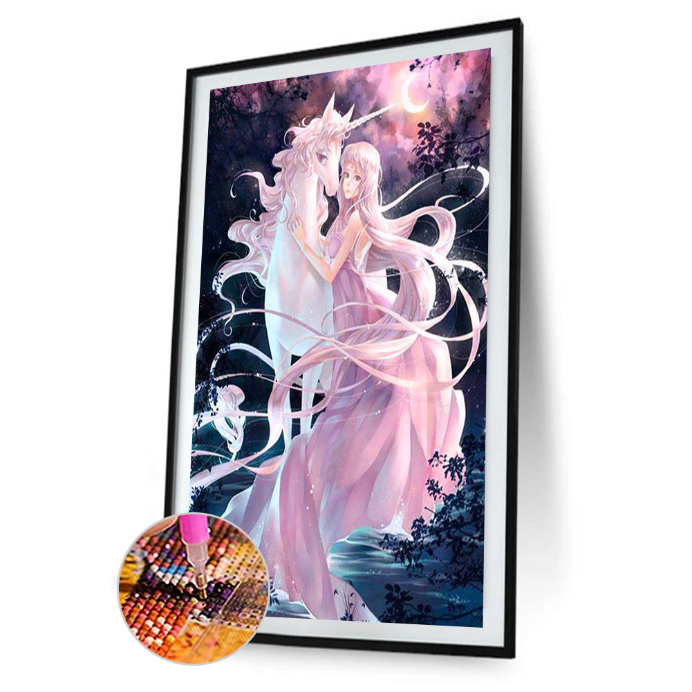 Unicorn Angel - Full Round Drill Diamond Painting