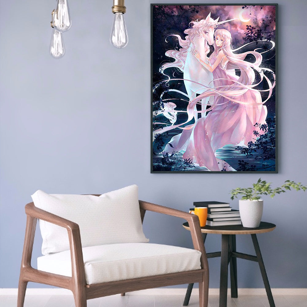 Unicorn Angel - Full Round Drill Diamond Painting