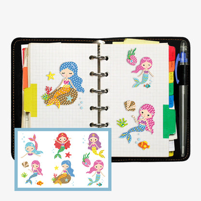 5D DIY Cartoon Diamond Painting Stickers Kits Handmade Crafts