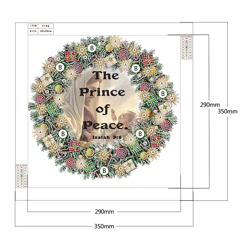 (35*35cm)Christmas - Crystal Rhinestone Diamond Painting