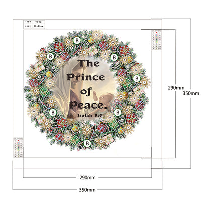 (35*35cm)Christmas - Crystal Rhinestone Diamond Painting