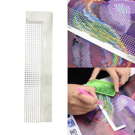 Stainless Steel Diamond Painting Paste Sticker Dot Rhinestone Point Ruler