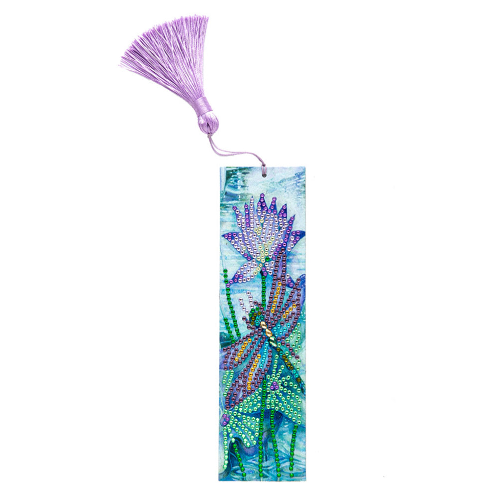 Tassel DIY Special Shaped Diamond Painting Bookmark Kit (AA272 Dragonfly)