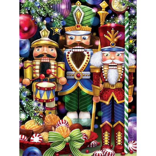 (35*45cm)Nutcracker - Full Round Drill Diamond Painting