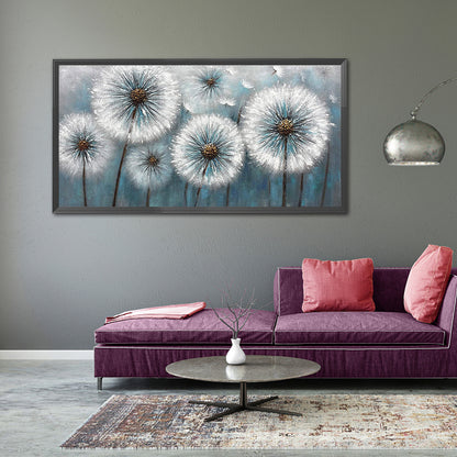 (80*40cm)Dandelion - Full Round Drill Diamond Painting
