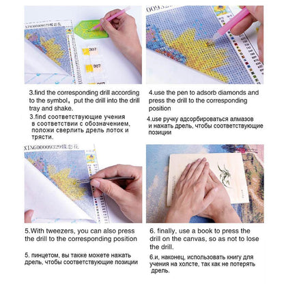 5D DIY Diamond Painting Cross Stitch Embroidery Pen Tools Set Accessories(3