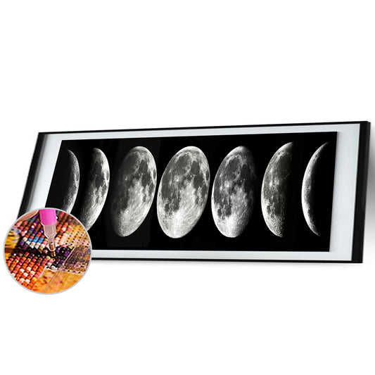 (115*30cm)Moon - Full Round Drill Diamond Painting