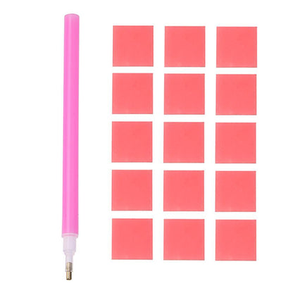 5D Diamond Painting Rhinestone Cross Stitch Point Drill Pen Kit Set Tools