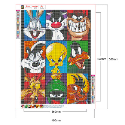 (40*50cm)Cartoon Character - Full Round Drill Diamond Painting