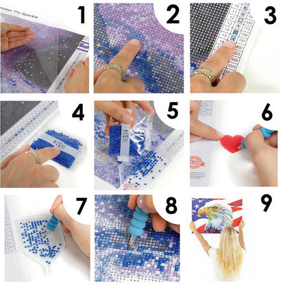 (30*80cm)Color Parrot - Full Round Drill Diamond Painting