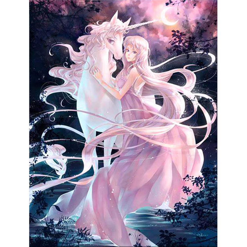 Unicorn Angel - Full Round Drill Diamond Painting