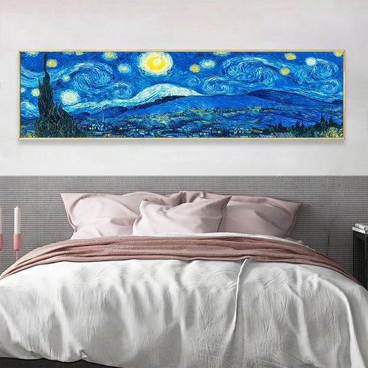 (80*30cm) Starry Sky - Full Round Drill Diamond Painting