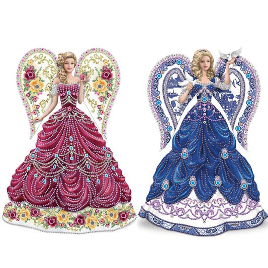Wing Dress Beauty - Crystal Rhinestone Diamond Painting